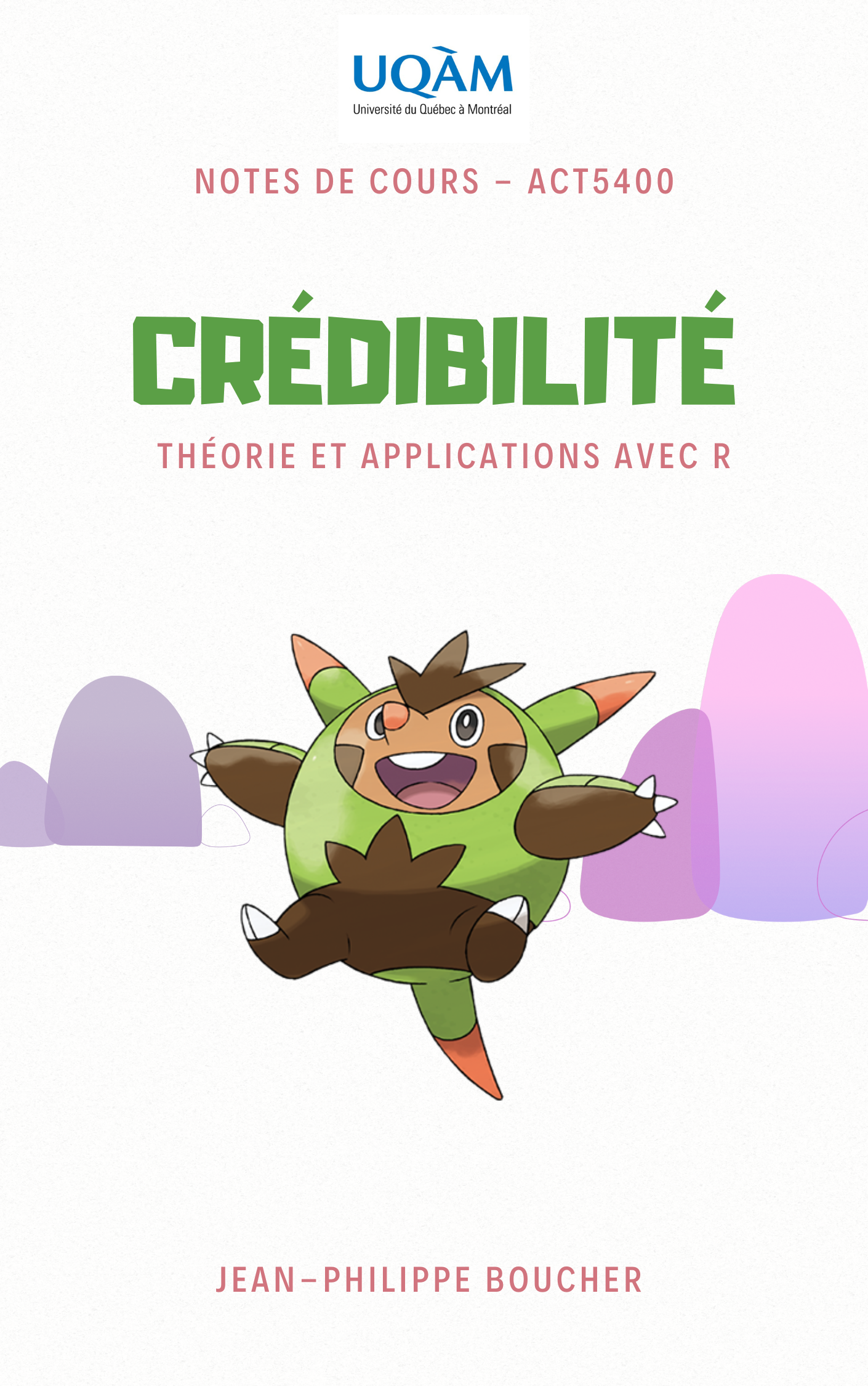 Page couverture des notes du cours ACT5400